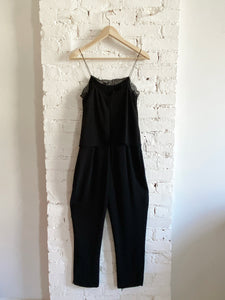 Zara Lace Trim Jumpsuit