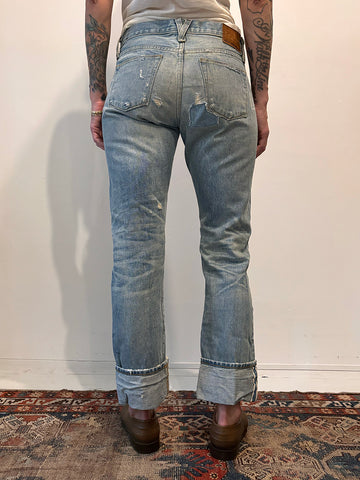Point Sur Denim Patched Selvedge Jeans 27