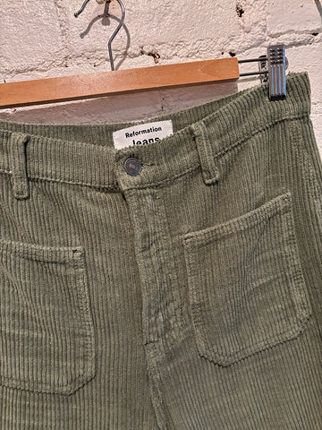 Reformation Corduroy Flares