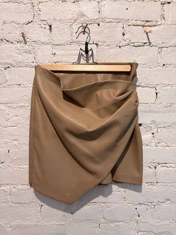 Faux Leather Mini Skirt