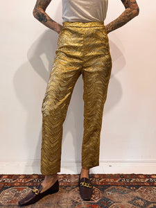 J.Crew Collection Lamé Trousers