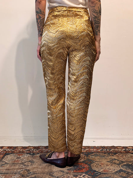 J.Crew Collection Lamé Trousers