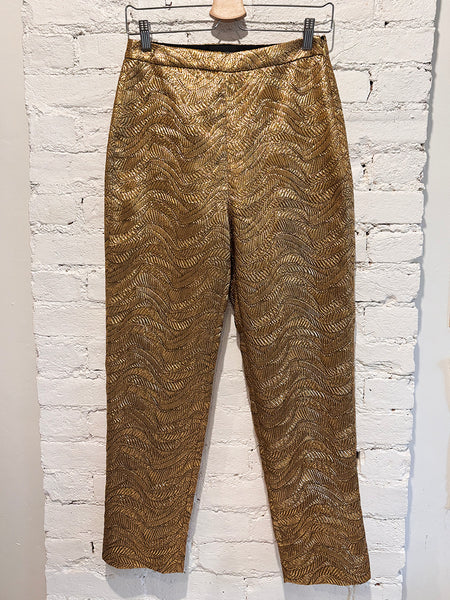 J.Crew Collection Lamé Trousers