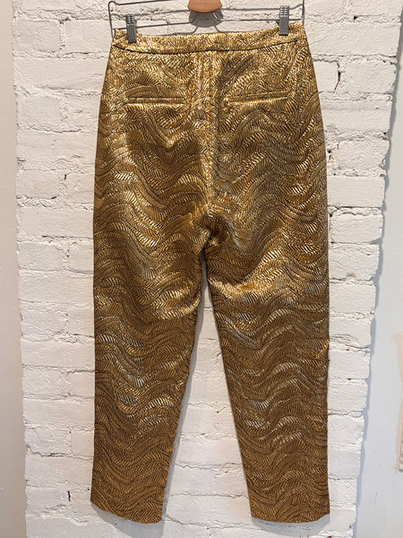 J.Crew Collection Lamé Trousers