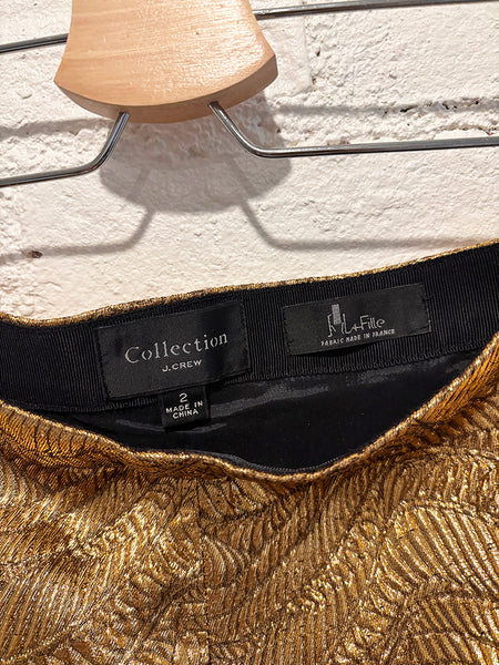 J.Crew Collection Lamé Trousers