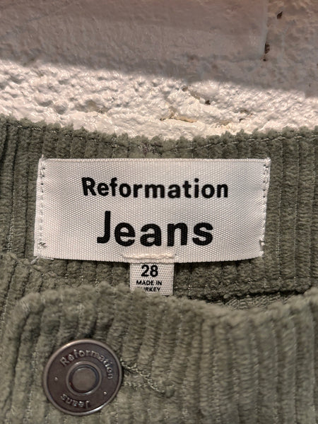 Reformation Corduroy Flares