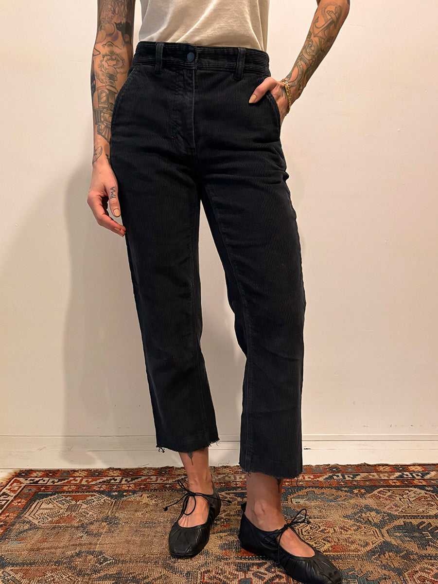 Everlane Black Corduroy Trousers
