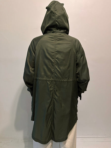 Lightweight Hooded Parka Raincoat