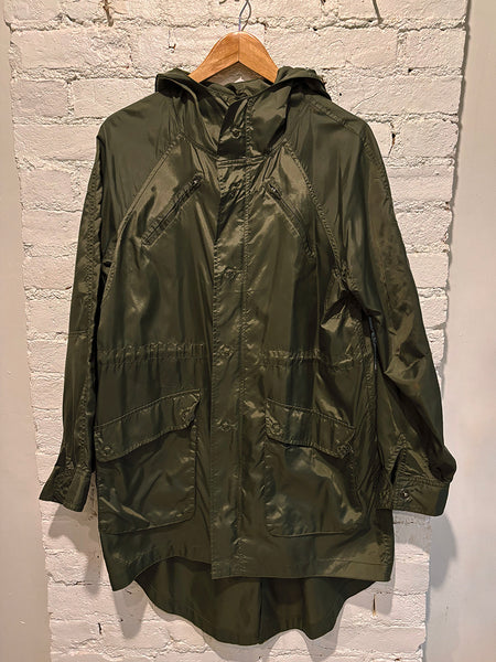 Lightweight Hooded Parka Raincoat