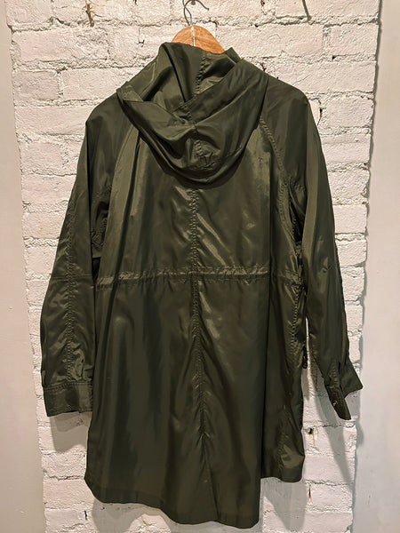 Lightweight Hooded Parka Raincoat