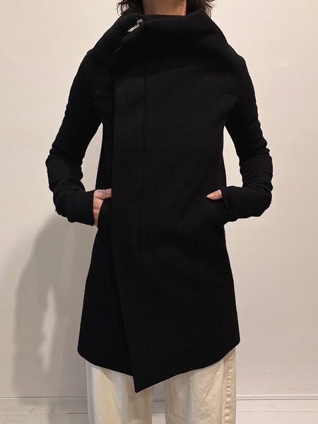 Rick Owens Eileen Wool Funnel Coat