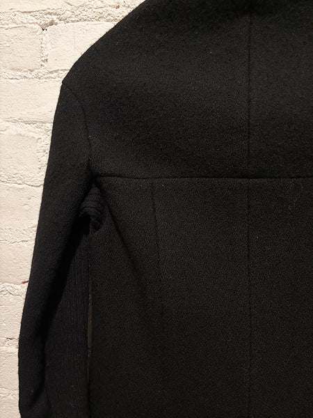 Rick Owens Eileen Wool Funnel Coat