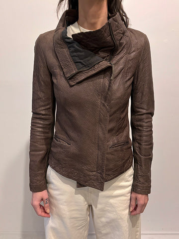 All Saints Pebbled Leather Jacket