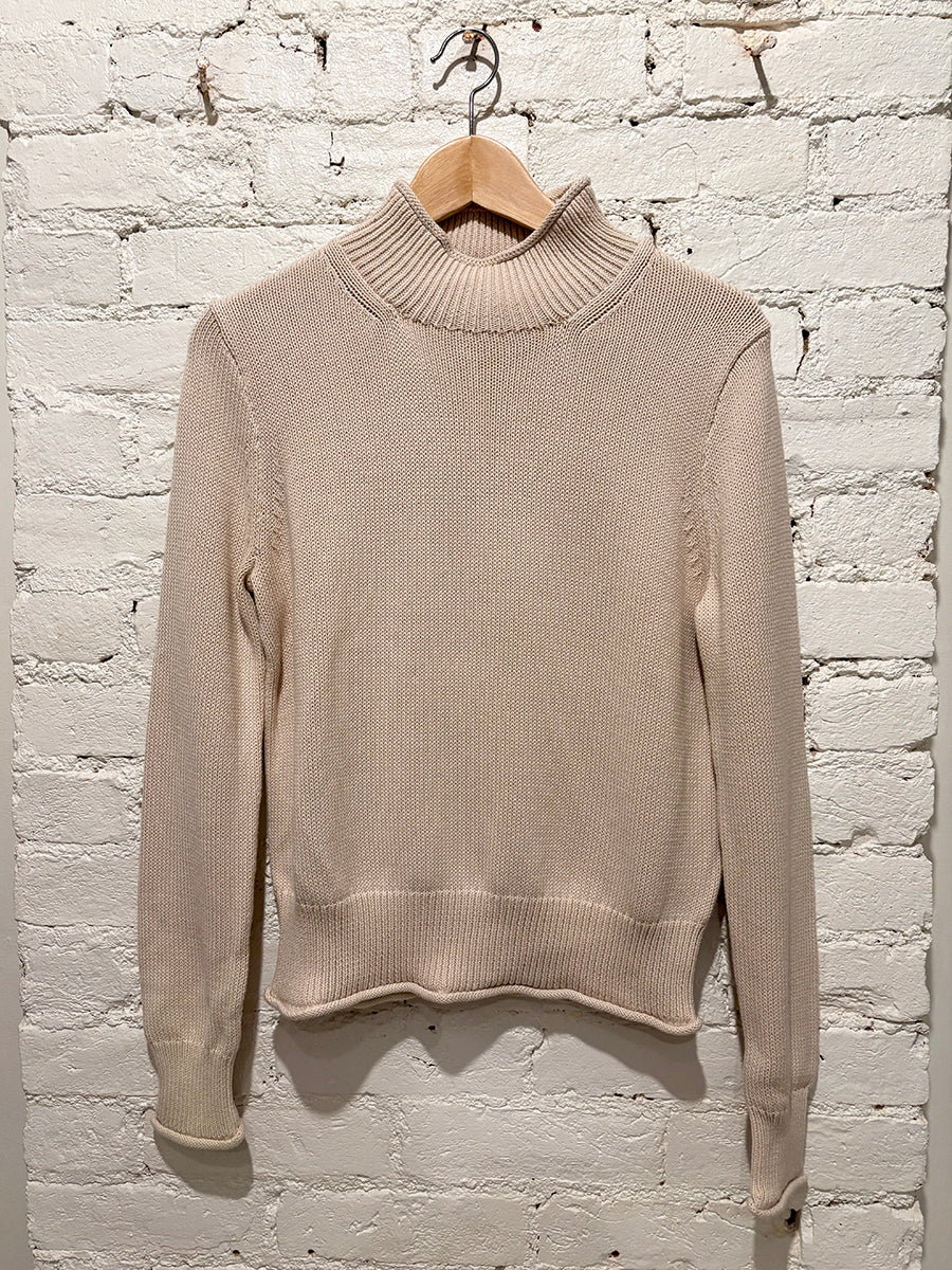 J. Crew Cotton Rollneck Sweater