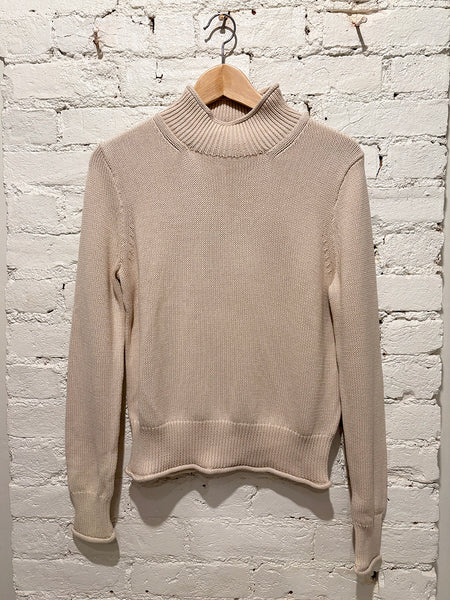J. Crew Cotton Rollneck Sweater