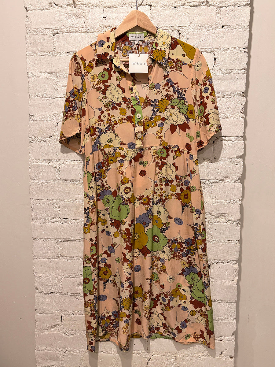 Wray Silk Floral Dress