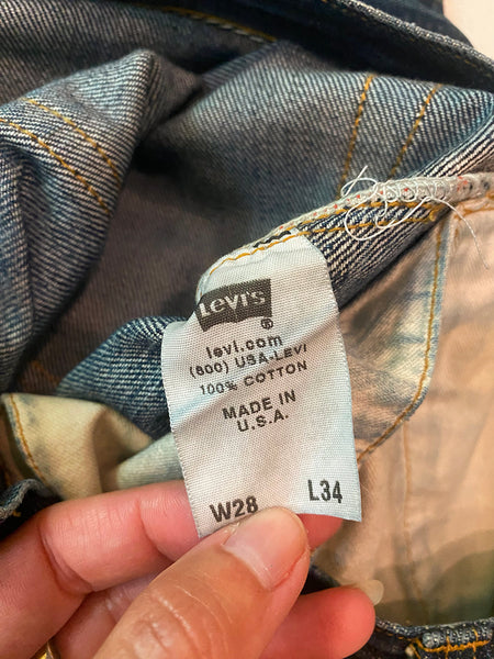 Faded Levi's 501xx Redline Jeans 28x25.5