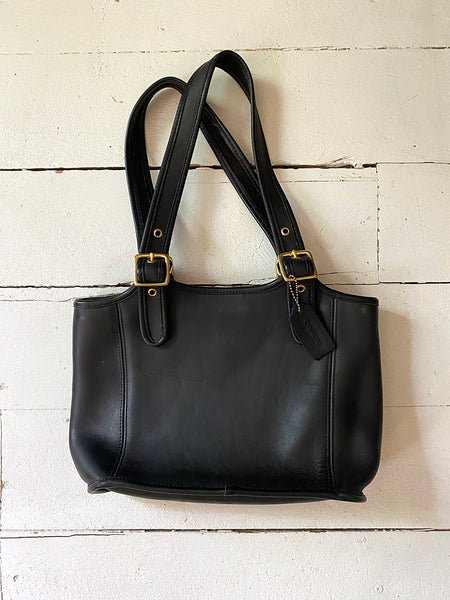 1980's Coach Legacy Slim Shopper Bucket Bag