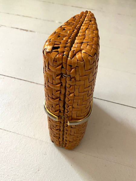 1960's Italian Wicker Clutch