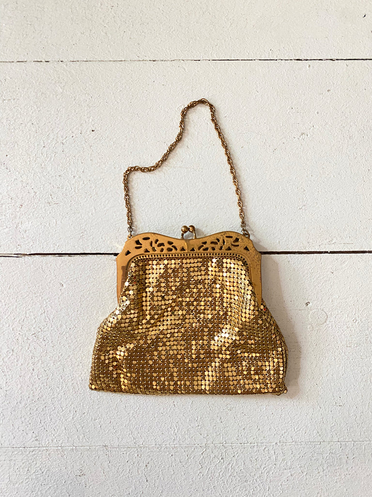 Whiting & davis gold mesh bag online
