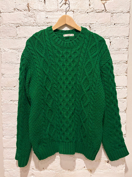 Kelly Green Fisherman's Sweater