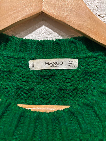 Kelly Green Fisherman's Sweater