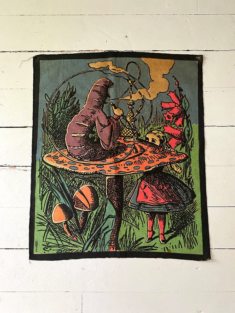 1970's Alice in Wonderland Wall Hanging