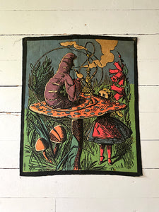 1970's Alice in Wonderland Wall Hanging