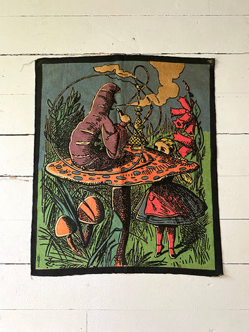 1970's Alice in Wonderland Wall Hanging