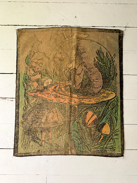 1970's Alice in Wonderland Wall Hanging