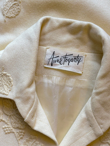 1950's Anne Fogarty Embroidered Jacket