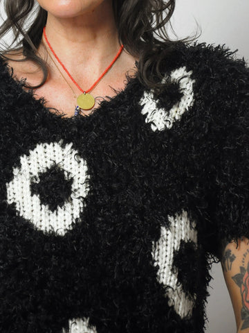 1995 Fuzzy Cropped Sweater