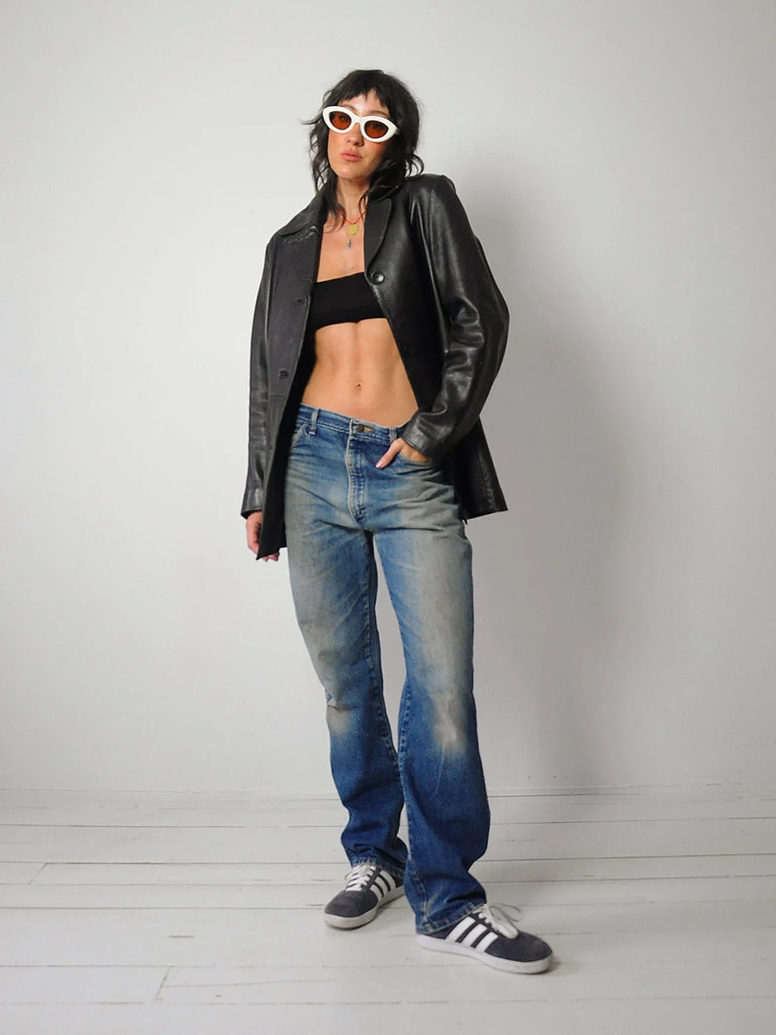 90's Soft Black Leather Jacket – NOIROHIO VINTAGE