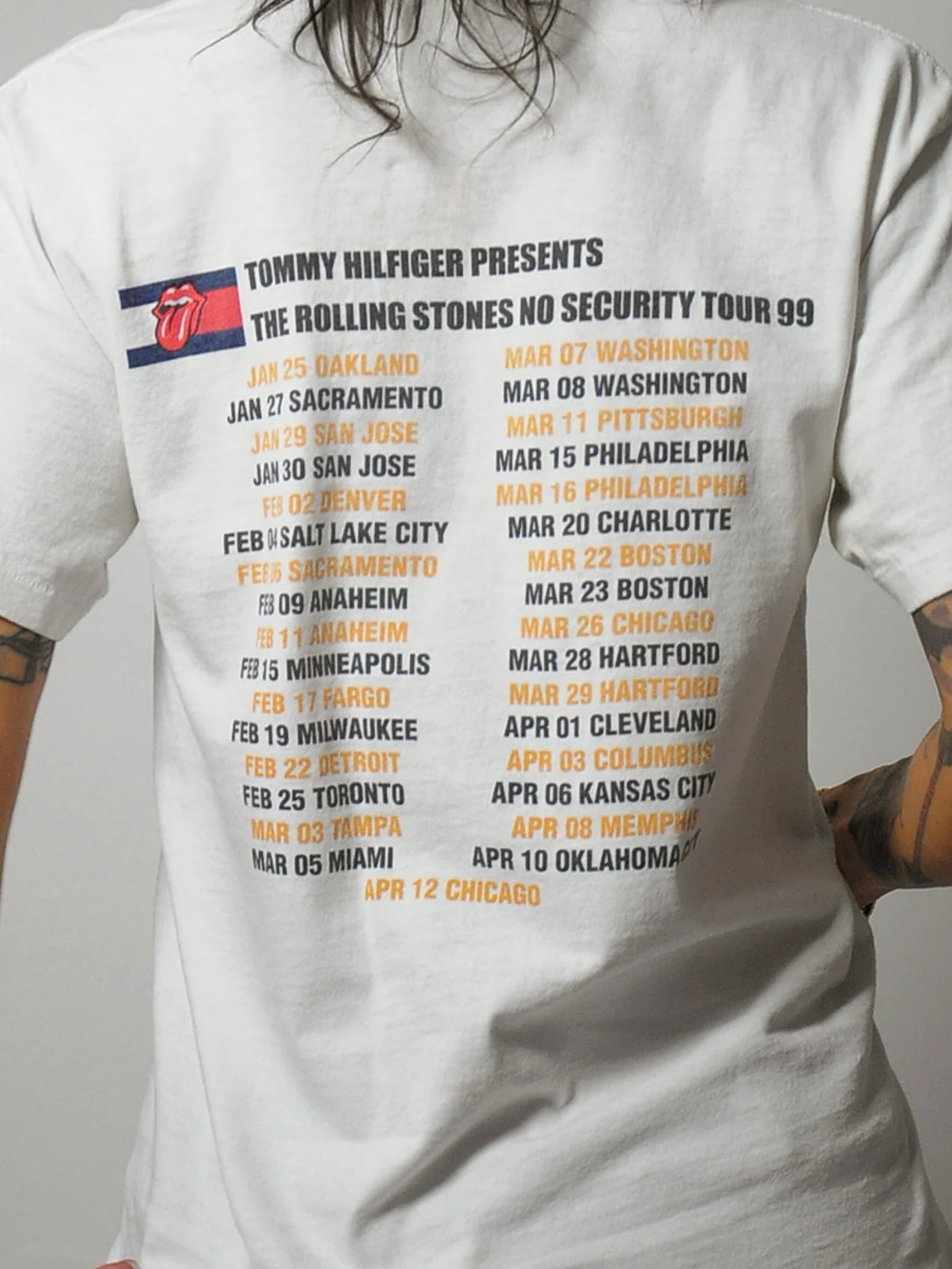 90's Rolling Stones No Security Tour Tee – NOIROHIO VINTAGE