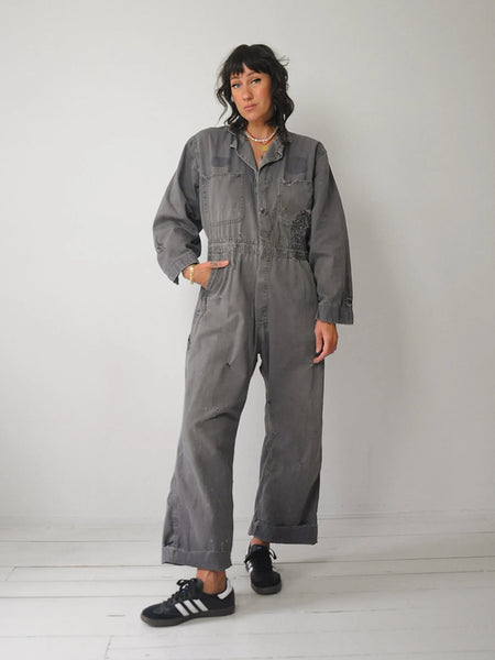 1950's Thrashed Stone Cutter Coveralls