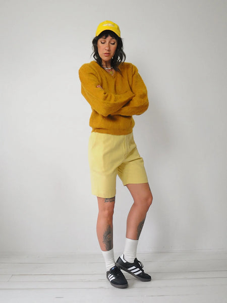 1960's Ochre Mohair Sweater