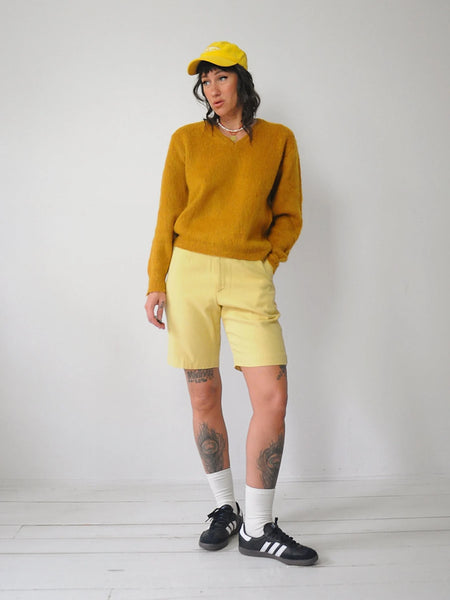 1960's Ochre Mohair Sweater