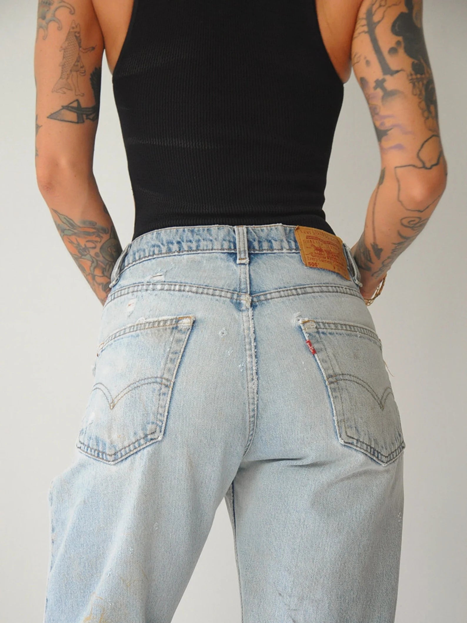 1980's Levi's Ripped 505 Jeans 32x34