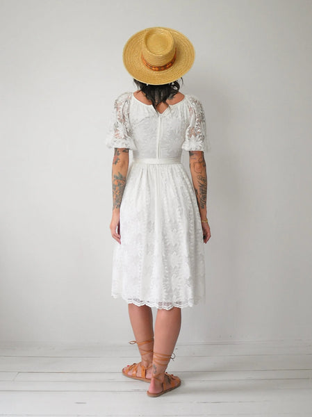 Emma Embroidered Lace Dress