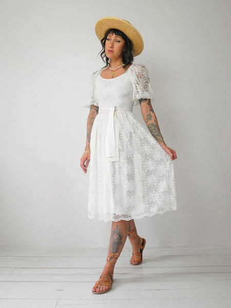 Emma Embroidered Lace Dress