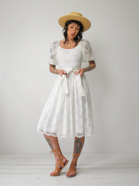 Emma Embroidered Lace Dress