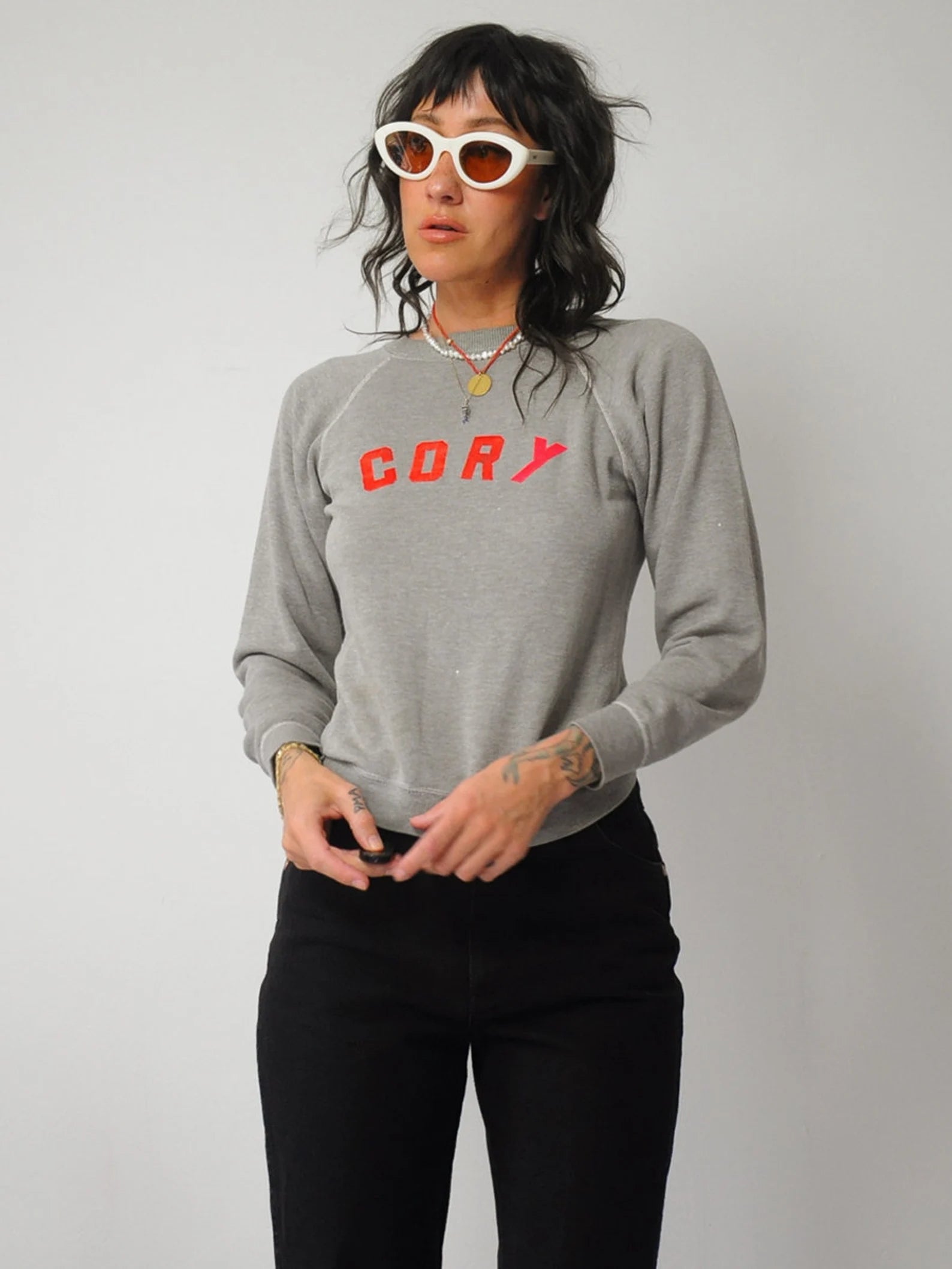 Cory's 1970's Gray Crewneck