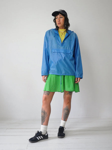 1980's Hooded Windbreaker Rain Jacket