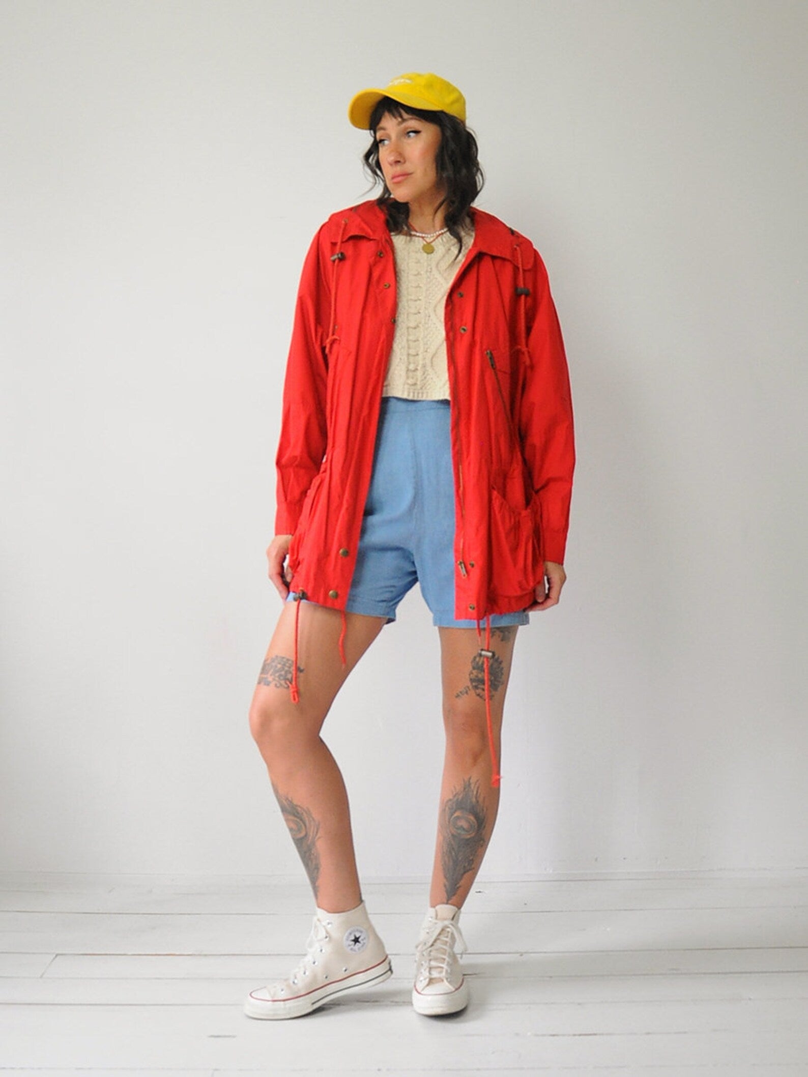90's DKNY Hooded Windbeaker