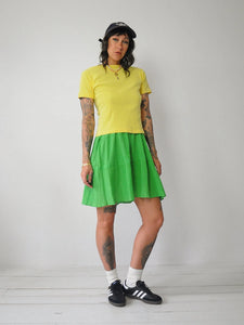 1940's Lemon Ribbed Boatneck Tee