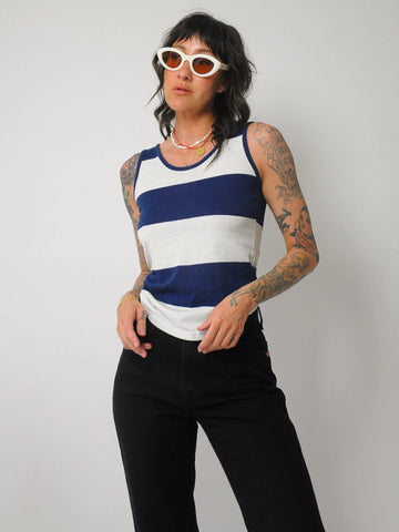 1980's Thick Stripe Tank
