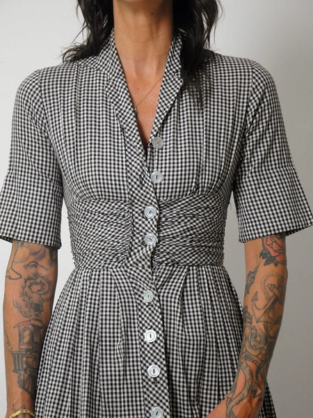 1950's Presto Gingham Sundress