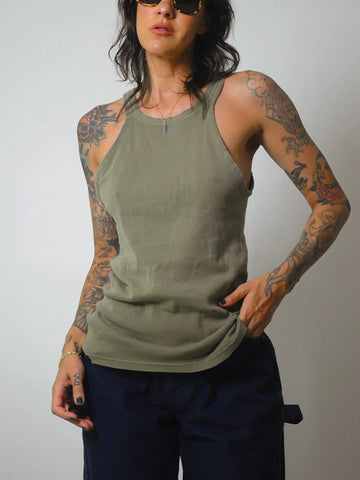 Olive Military Issue Tank Top