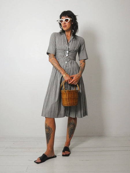 1950's Presto Gingham Sundress