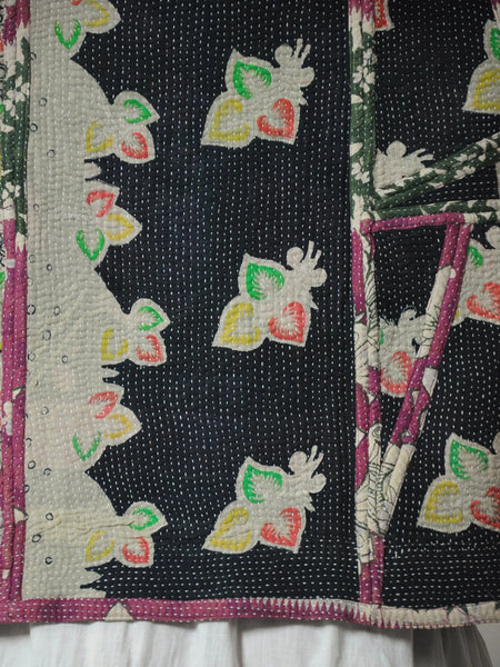 Reversible Quilted Kantha Jacket
